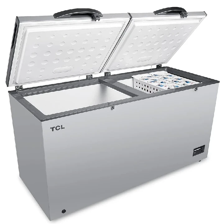 TCL 675L Chest Freezer Angle