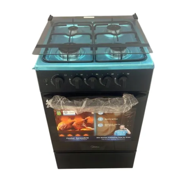 Midea Full Gas Cooker with Gas Oven (50x50cm)