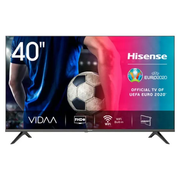 Hisense 40” FULL HD LED TV – Black Angle