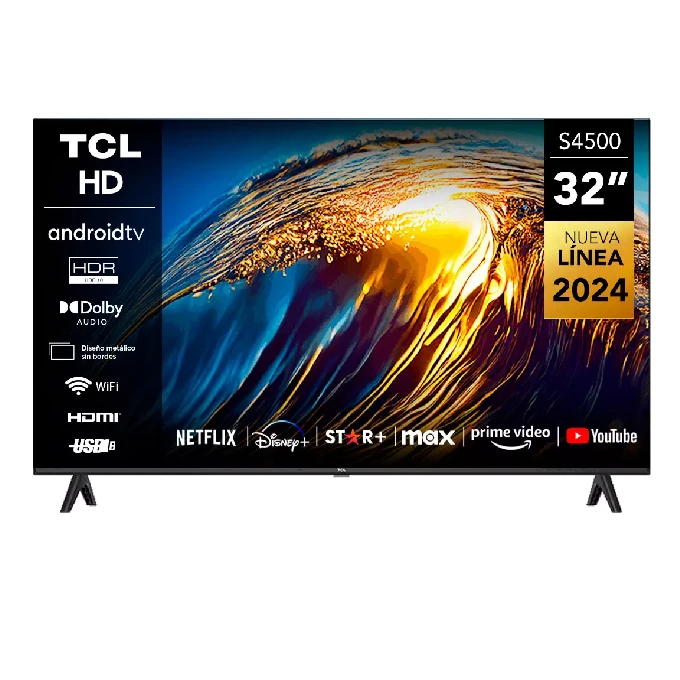 TCL 32 inch Frameless Smart Android LED TV Angle